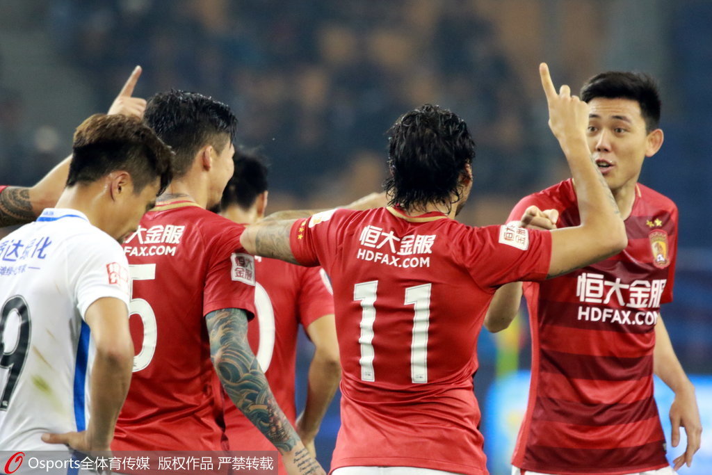 泰达客场战平恒大，保住积分榜第五位置的简单介绍